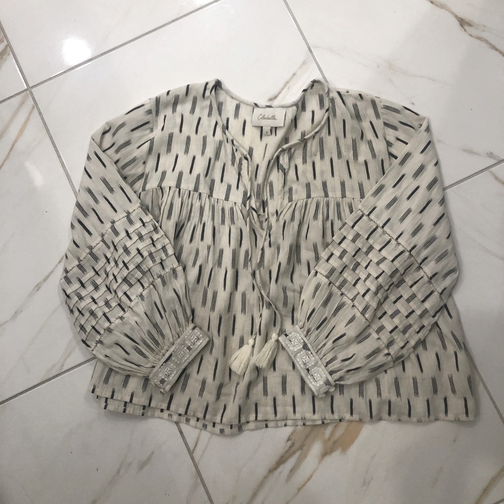 CLEOBELLA boho cream blouse